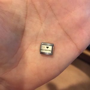 Italian Charm Bracelet I Love Decorating Charm